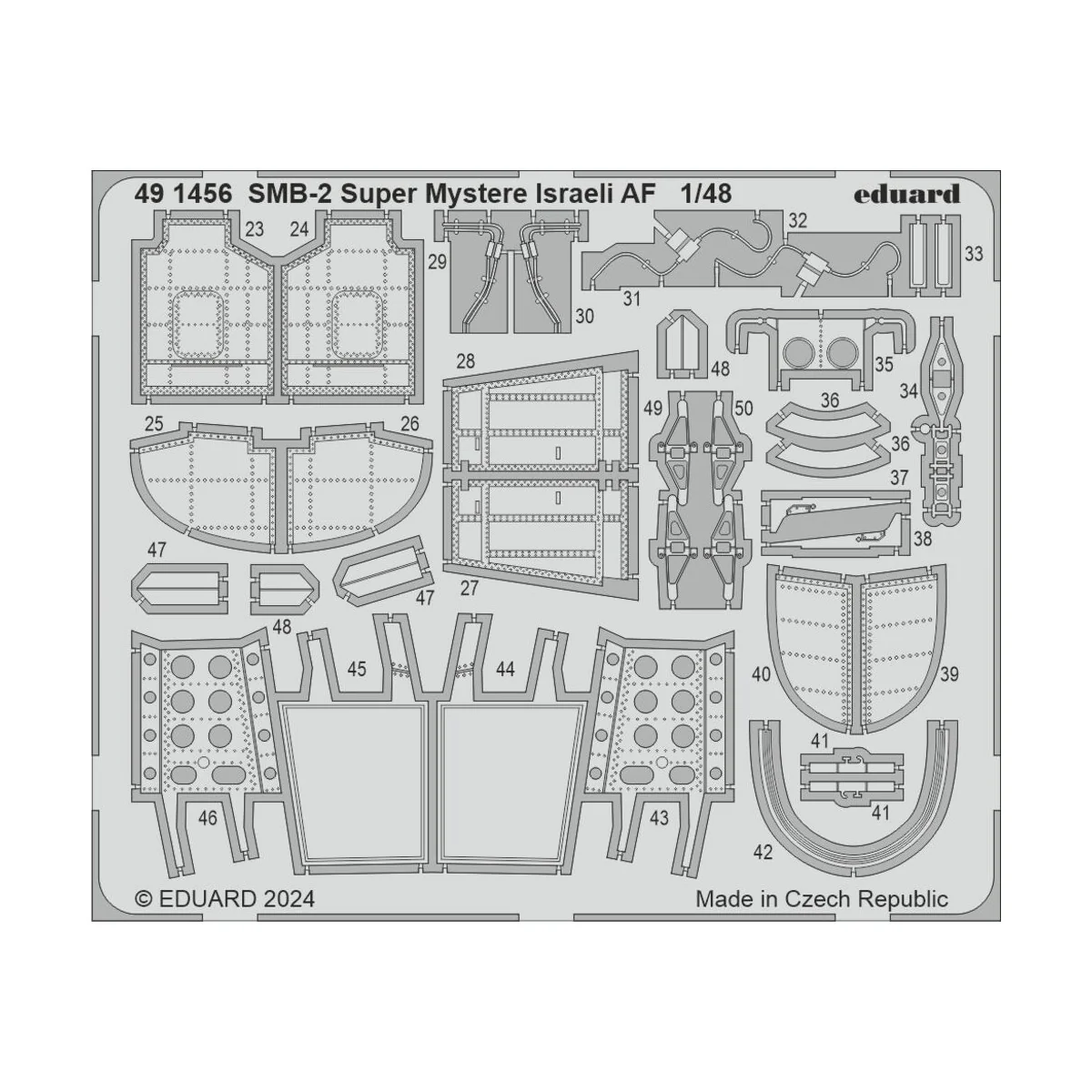 SMB-2 Super Mystere SPECIAL HOBBY, 1/48 - Eduard Accessories BIG49420