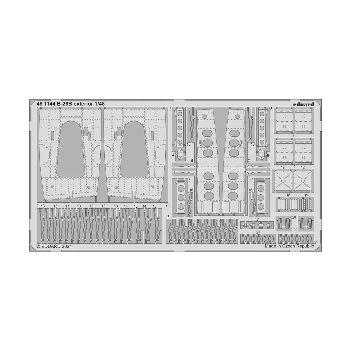 B-26B Marauder PART II ICM, 1/48 - Eduard Accessories BIG49422