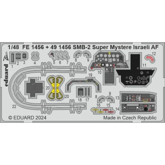 SMB-2 Super Mystere SPECIAL HOBBY, 1/48 - Eduard Accessories BIG49420