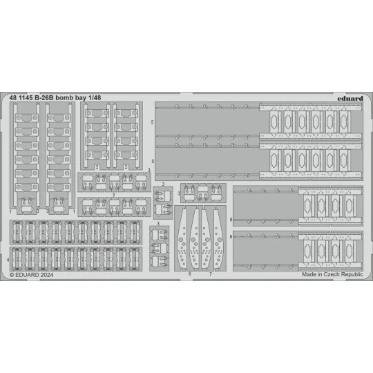 B-26B Marauder PART II ICM, 1/48 - Eduard Accessories BIG49422
