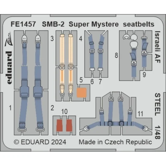 SMB-2 Super Mystere SPECIAL HOBBY, 1/48 - Eduard Accessories BIG49420
