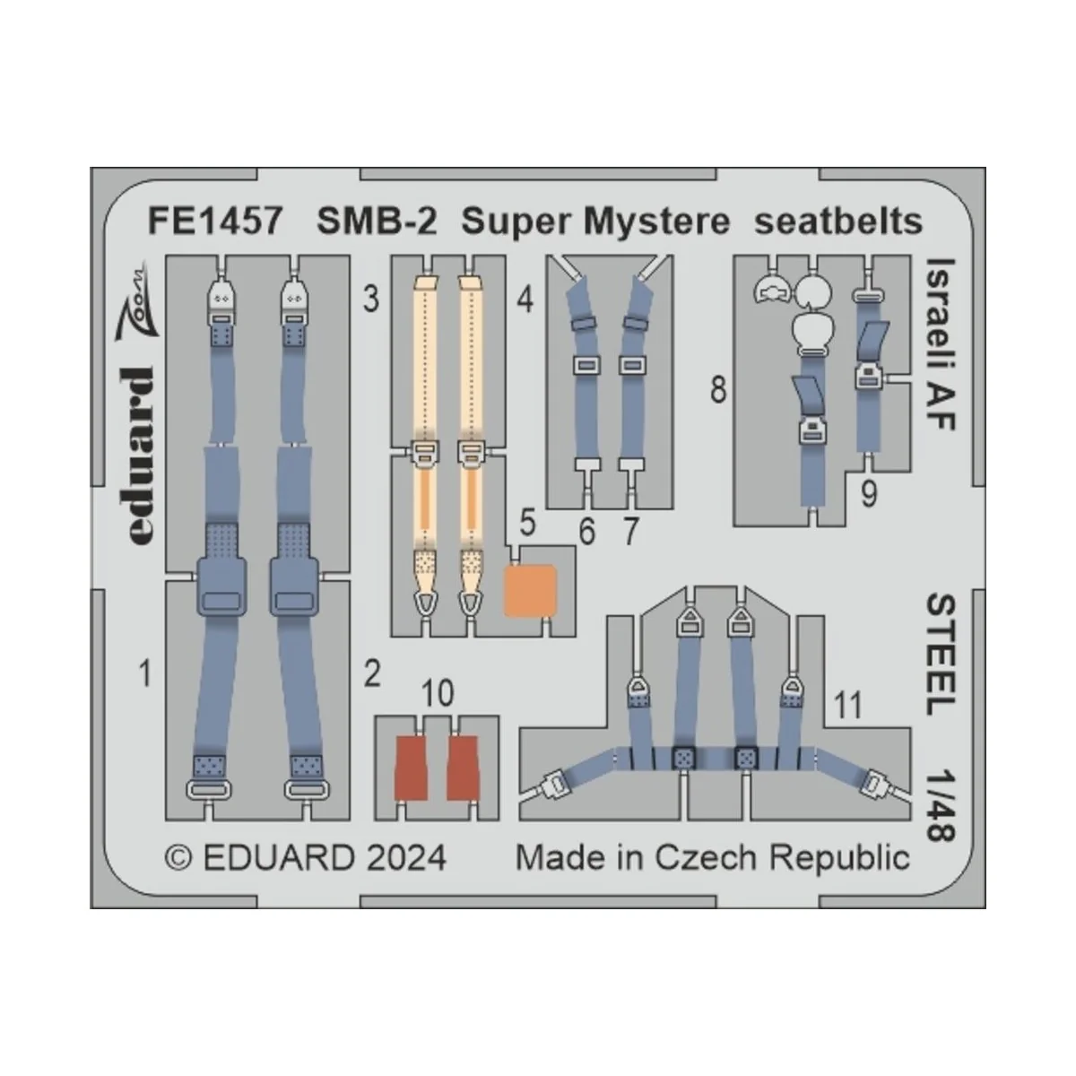 SMB-2 Super Mystere SPECIAL HOBBY, 1/48 - Eduard Accessories BIG49420
