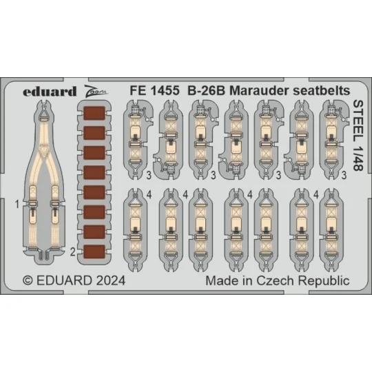 B-26B Marauder PART I ICM, 1/48 - Eduard Accessories BIG49421