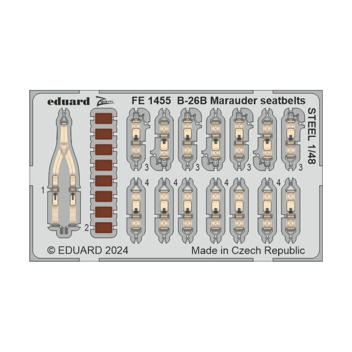 B-26B Marauder PART I ICM, 1/48 - Eduard Accessories BIG49421