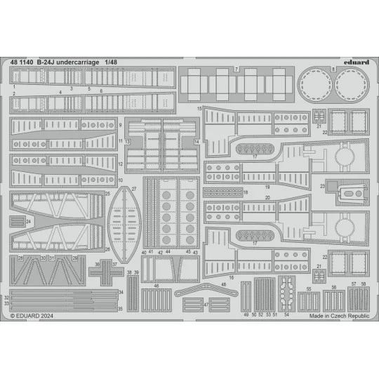 B-24J PART II HOBBY BOSS, 1/48 - Eduard Accessories BIG49424