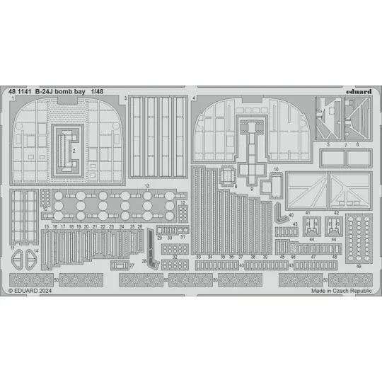 B-24J PART II HOBBY BOSS, 1/48 - Eduard Accessories BIG49424
