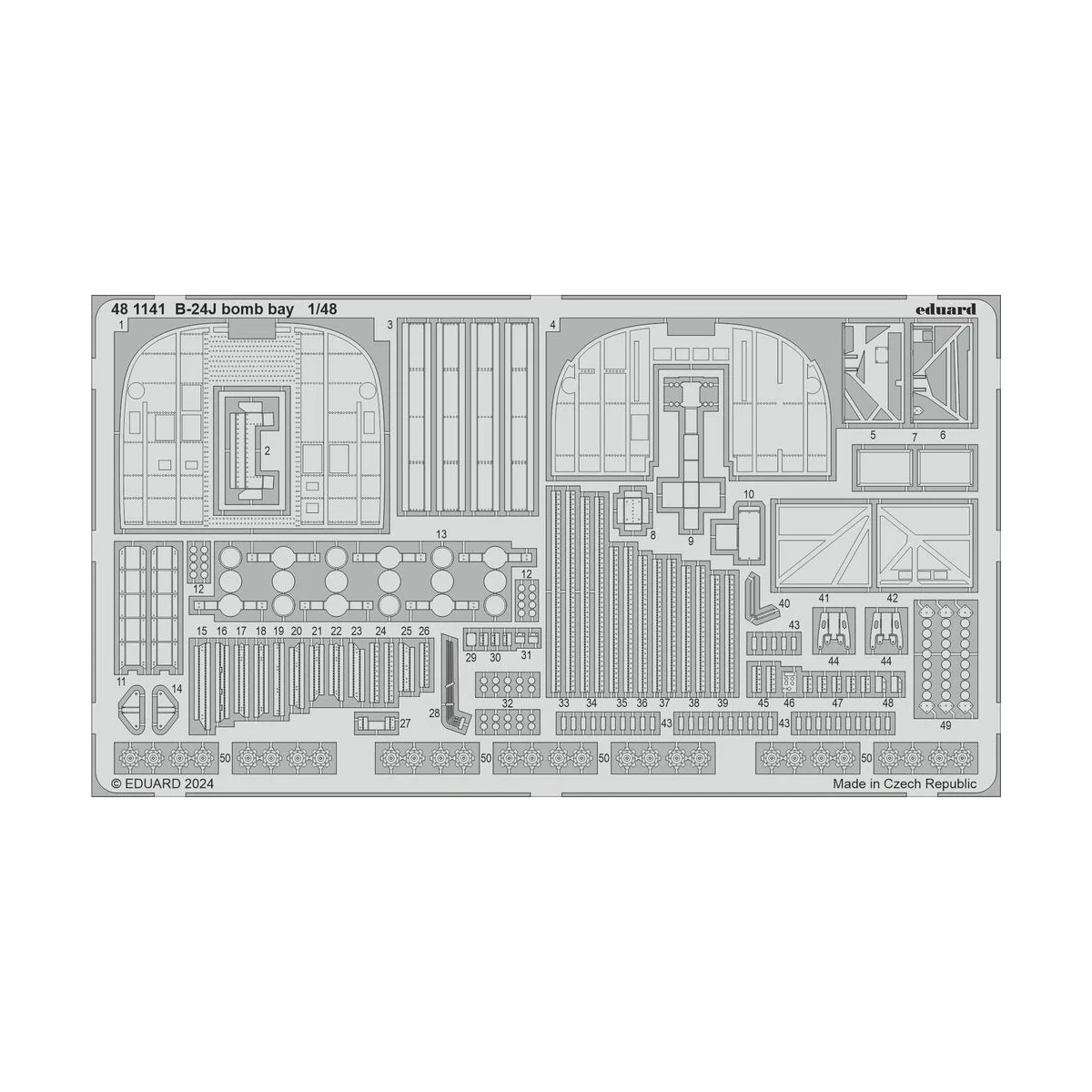 B-24J PART II HOBBY BOSS, 1/48 - Eduard Accessories BIG49424