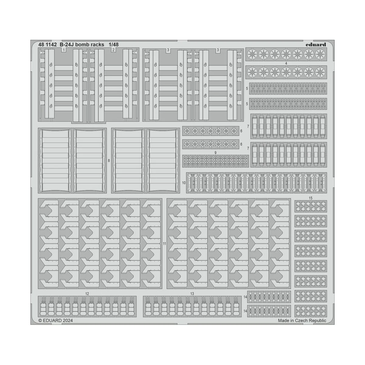 B-24J PART II HOBBY BOSS, 1/48 - Eduard Accessories BIG49424