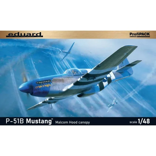 P-51B Mustang Malcolm Hood canopy 1/48 EDUARD-PROFIPACK, 1/48 - Edu... P-51B Mustang Malcolm Hood canopy 1/48 EDUARD-PROFIPACK, 1/48 - Edu...