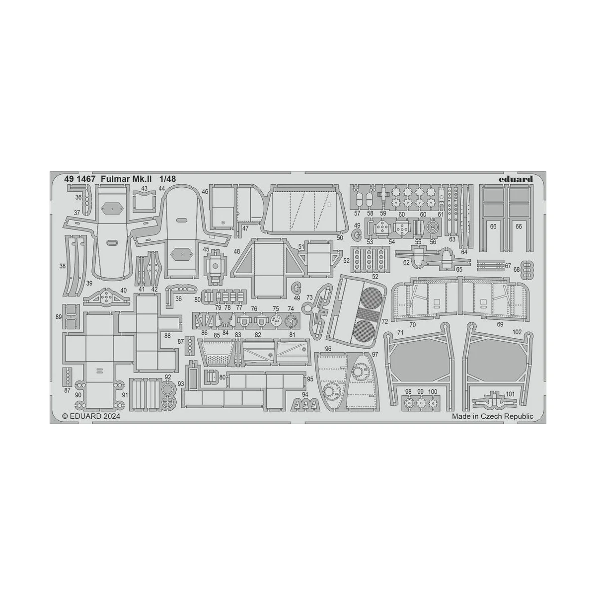 Fulmar Mk.II TRUMPETER, 1/48 - Eduard Accessories BIG49429