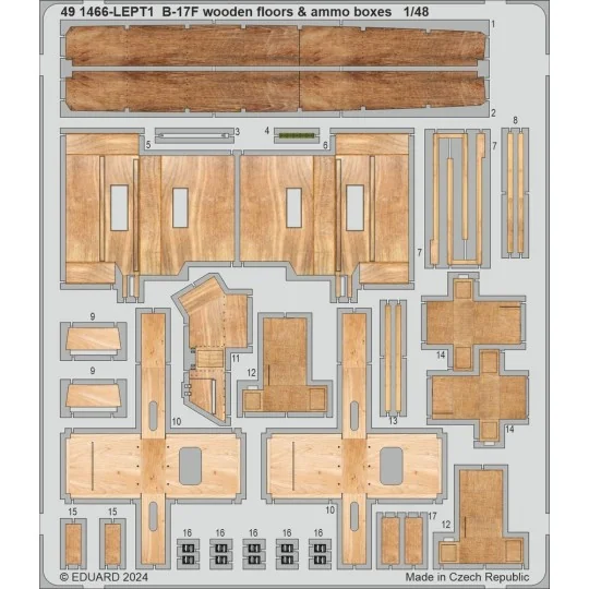 B-17F PART II, 1/48 - Eduard Accessories BIG49428