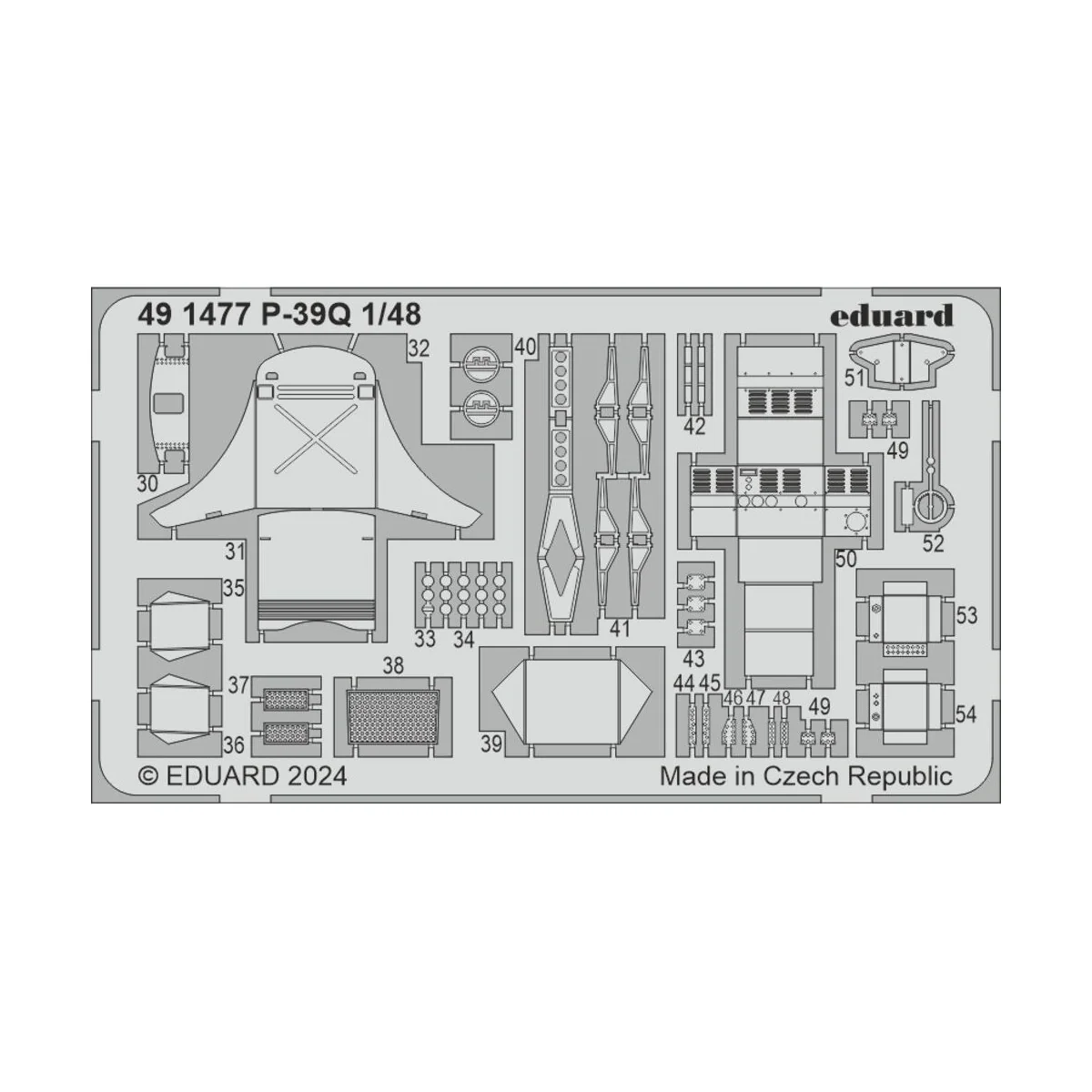 P-39Q ARMA HOBBY, 1/48 - Eduard Accessories BIG49433