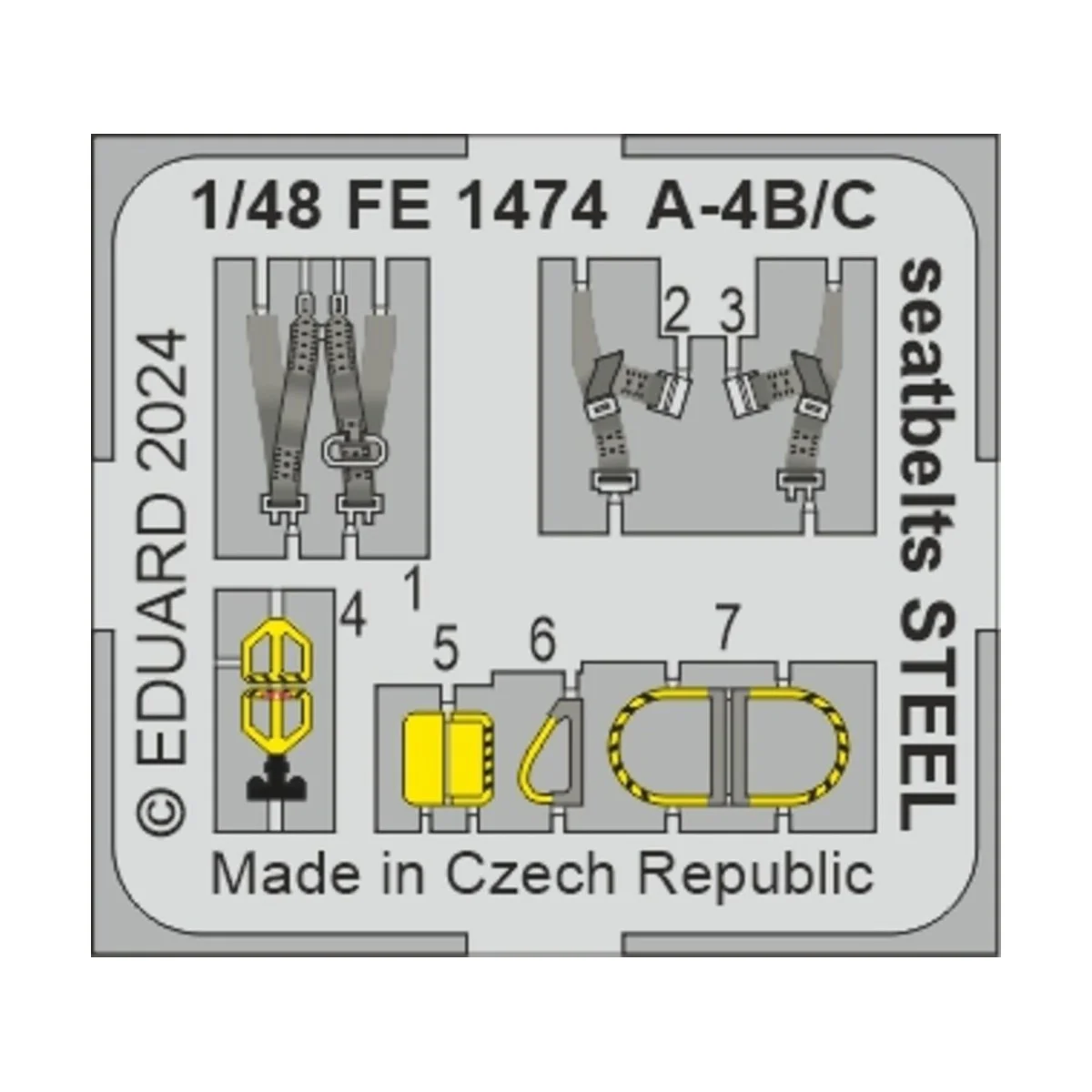 A-4C HOBBY 2000 / HASEGAWA, 1/48 - Eduard Accessories BIG49432