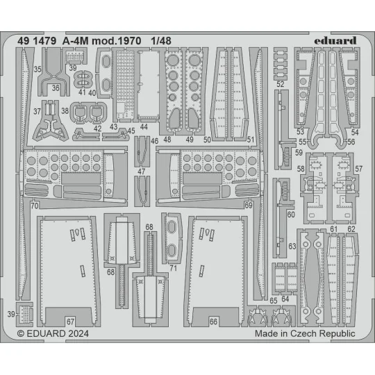 A-4M mod. 1970 MAGIC FACTORY, 1/48 - Eduard Accessories BIG49434