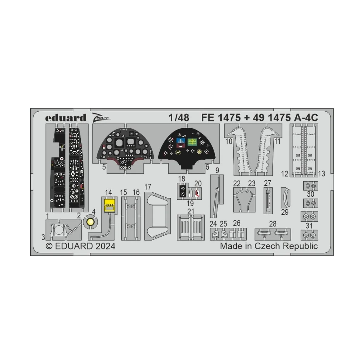 A-4C HOBBY 2000 / HASEGAWA, 1/48 - Eduard Accessories BIG49432
