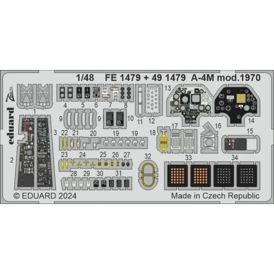 A-4M mod. 1970 MAGIC FACTORY, 1/48 - Eduard Accessories BIG49434