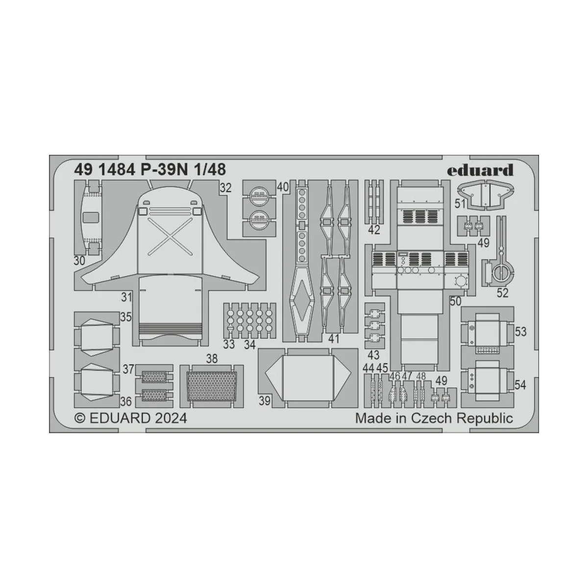 P-39N ARMA HOBBY, 1/48 - Eduard Accessories BIG49436