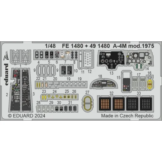 A-4M mod. 1975 MAGIC FACTORY, 1/48 - Eduard Accessories BIG49435