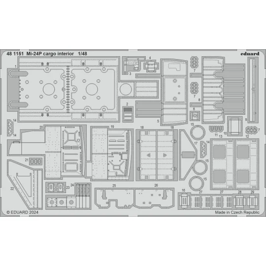 Mi-24P TRUMPETER, 1/48 - Eduard Accessories BIG49438