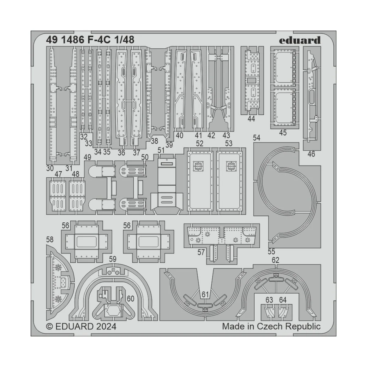 F-4C HOBBY 2000 / ACADEMY, 1/48 - Eduard Accessories BIG49437