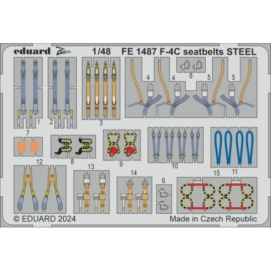 F-4C HOBBY 2000 / ACADEMY, 1/48 - Eduard Accessories BIG49437