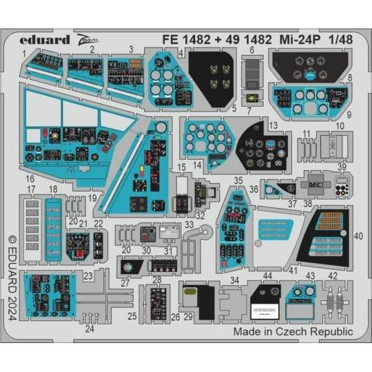 Mi-24P TRUMPETER, 1/48 - Eduard Accessories BIG49438