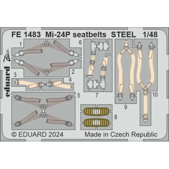 Mi-24P TRUMPETER, 1/48 - Eduard Accessories BIG49438
