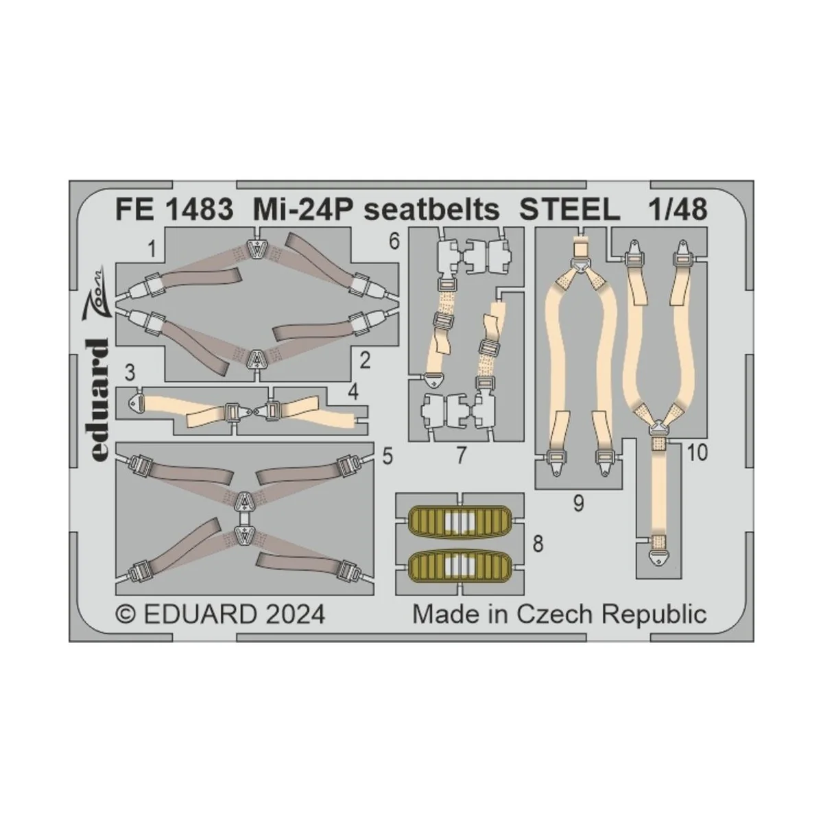 Mi-24P TRUMPETER, 1/48 - Eduard Accessories BIG49438