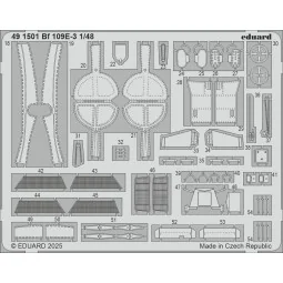 Bf 109E-3 HOBBY BOSS, 1/48 - Eduard Accessories BIG49444