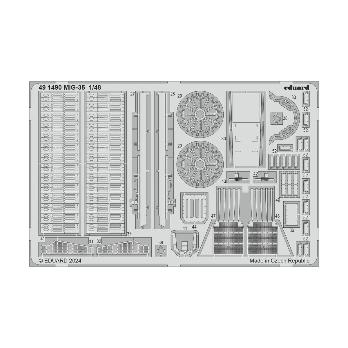 MiG-35 HOBBY BOSS, 1/48 - Eduard Accessories BIG49441