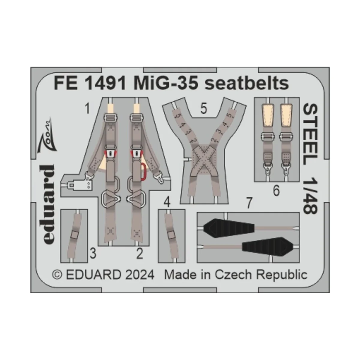 MiG-35 HOBBY BOSS, 1/48 - Eduard Accessories BIG49441