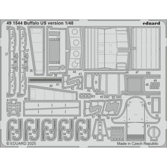 Buffalo US version for Tamiya, 1/48 - Eduard Accessories BIG49462