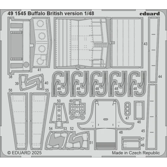 Buffalo British version for Tamiya, 1/48 - Eduard Accessories BIG49463