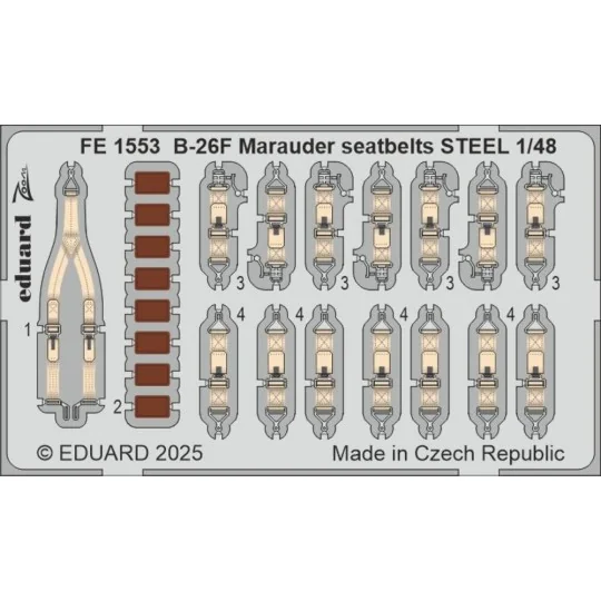 B-26F Marauder PART I for ICM, 1/48 - Eduard Accessories BIG49464