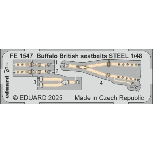 Buffalo British version for Tamiya, 1/48 - Eduard Accessories BIG49463