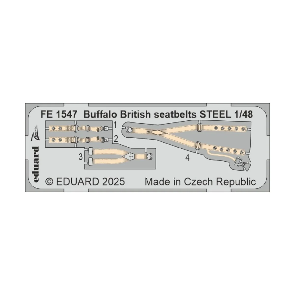 Buffalo British version for Tamiya, 1/48 - Eduard Accessories BIG49463