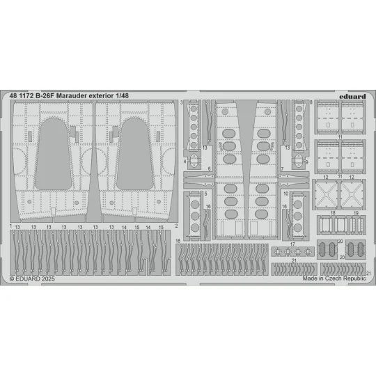 B-26F Marauder PART II for ICM, 1/48 - Eduard Accessories BIG49465