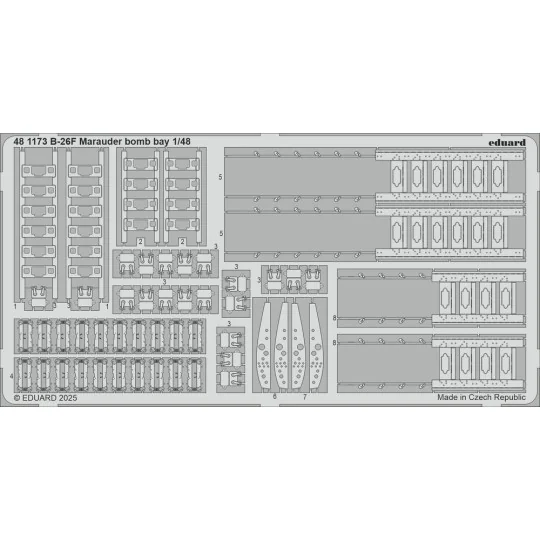 B-26F Marauder PART II for ICM, 1/48 - Eduard Accessories BIG49465