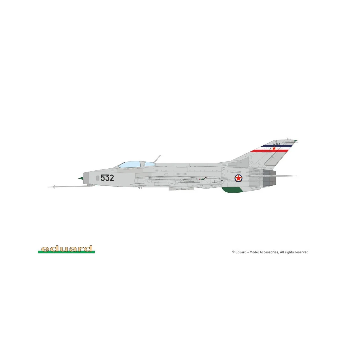 MiG-21F-13, 1/48 - Eduard Plastic Kits 82191