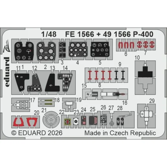 P-400 for Arma Hobby, 1/48 - Eduard Accessories BIG49472