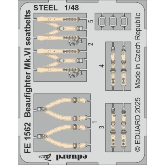Beaufighter Mk.VI for Revell, 1/48 - Eduard Accessories BIG49469