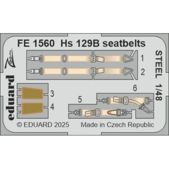 Hs 129B for Takom, 1/48 - Eduard Accessories BIG49470