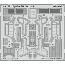 Spitfire Mk.Ixe for Airfix, 1/48 - Eduard Accessories BIG49474 2