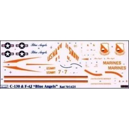C-130 & F4J 'Blue Angel' Aerobatic team, 1/144 - Amodel AMO1425 2