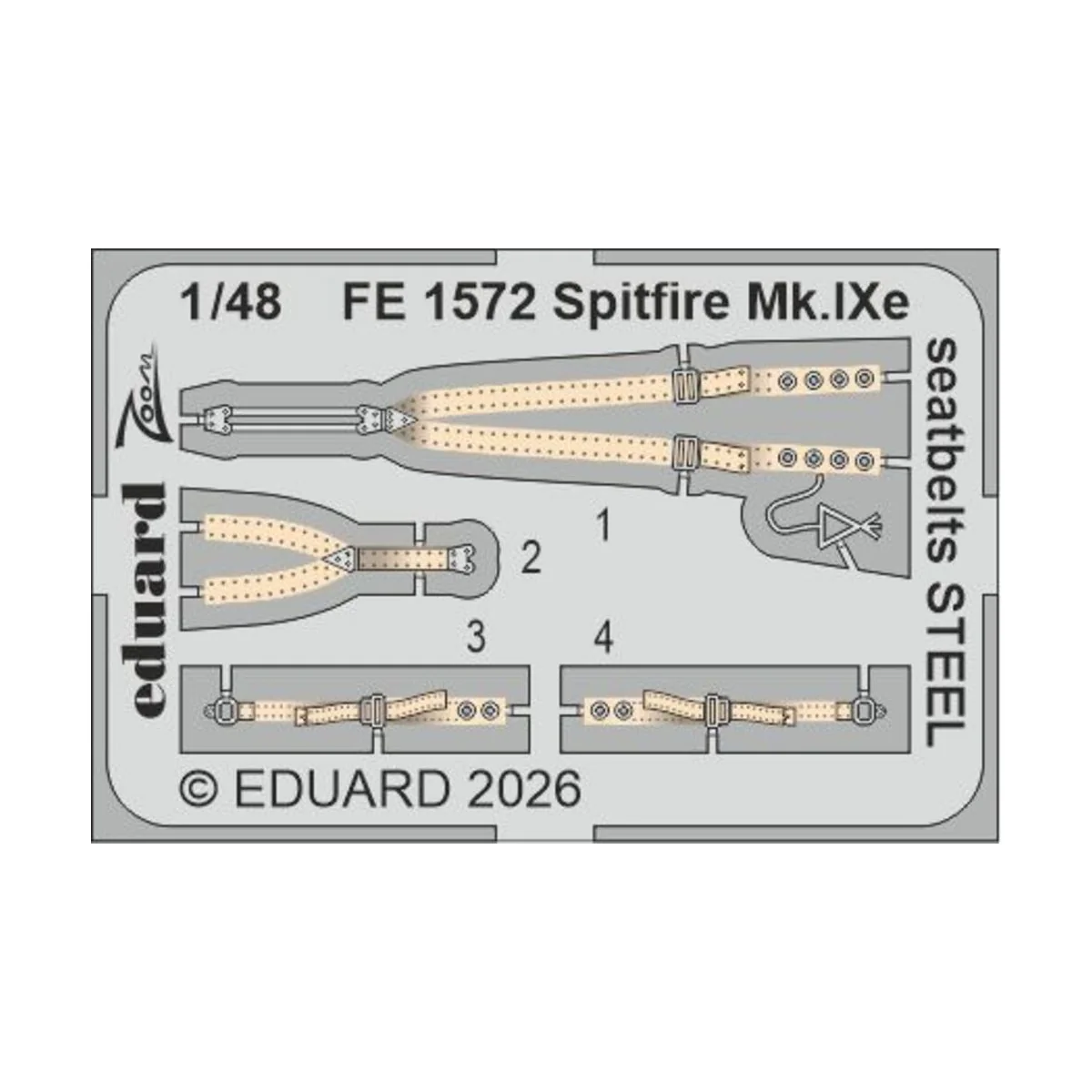 Spitfire Mk.Ixe for Airfix, 1/48 - Eduard Accessories BIG49474