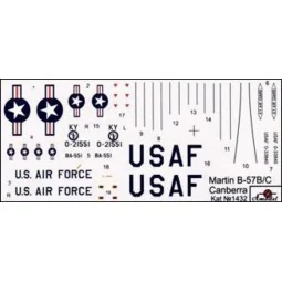 Martin B-57B/C, 1/144 - Amodel AMO1432 2