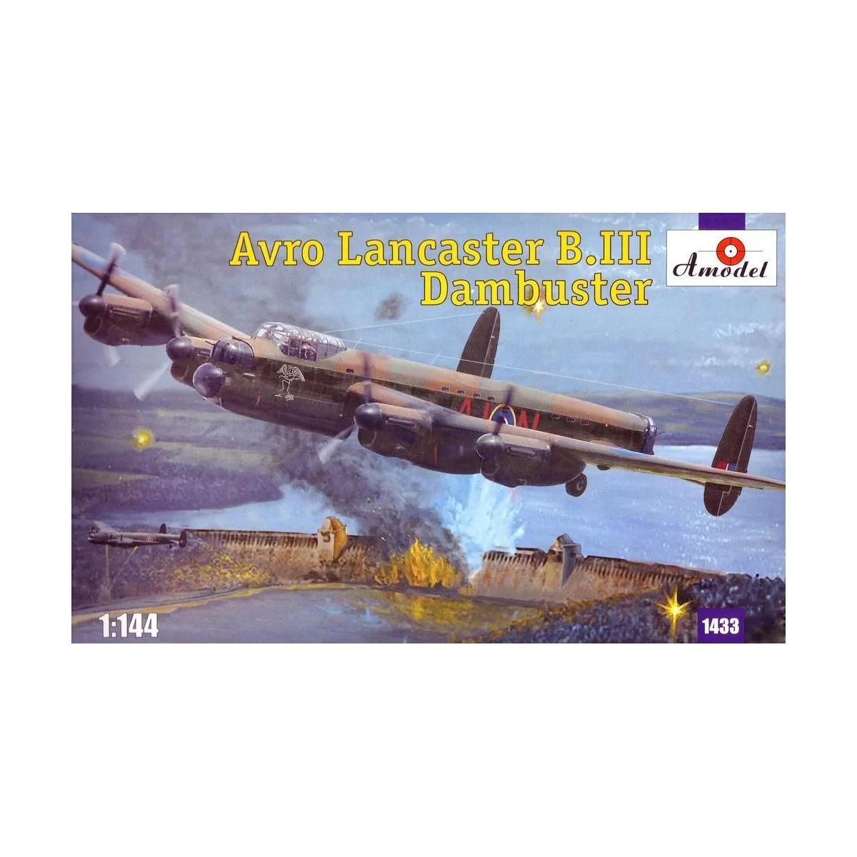 Avro Lancaster B.III Dambuster, 1/144 - Amodel AMO1433