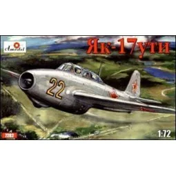 Yakovlev Yak-17UTI Soviet jet fighter, 1/72 - Amodel AMO7282