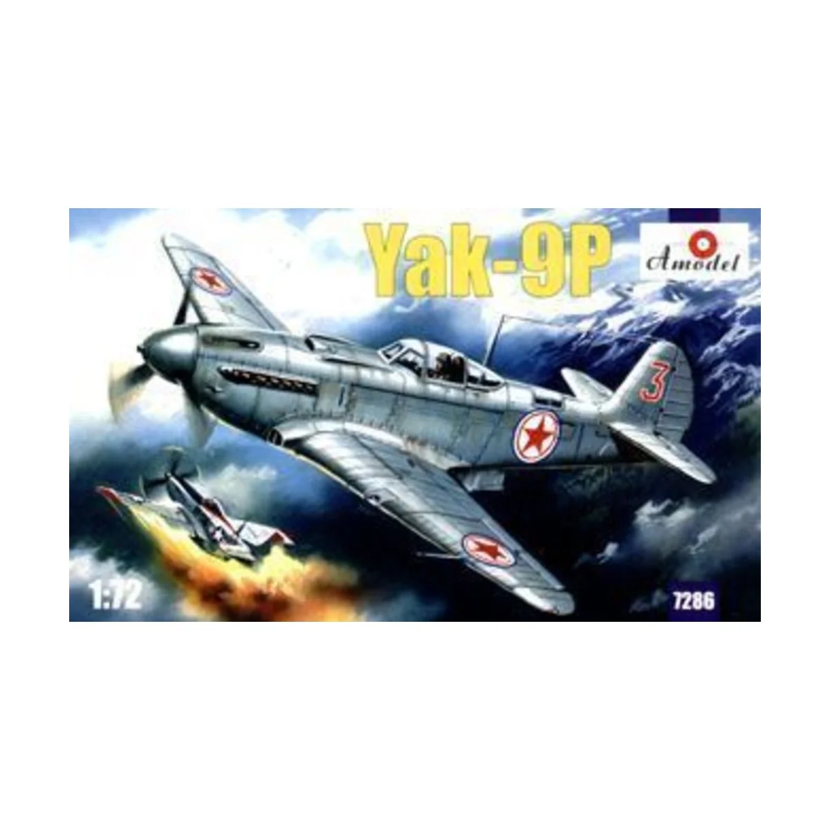 Yakovlev Yak-9P Soviet fighter, 1/72 - Amodel AMO7286