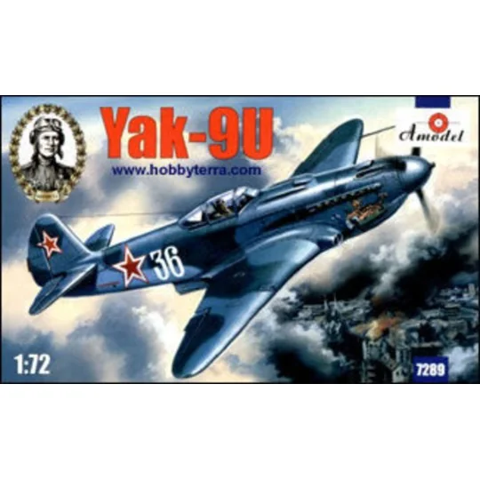 Yakovlev Yak-9U Soviet fighter, 1/72 - Amodel AMO7289